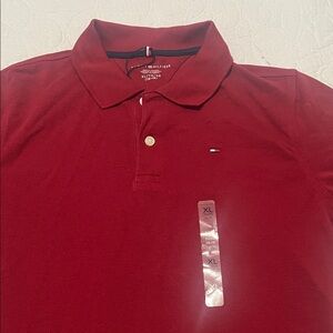 Tommy Hilfiger Men's Polo in Rich Red